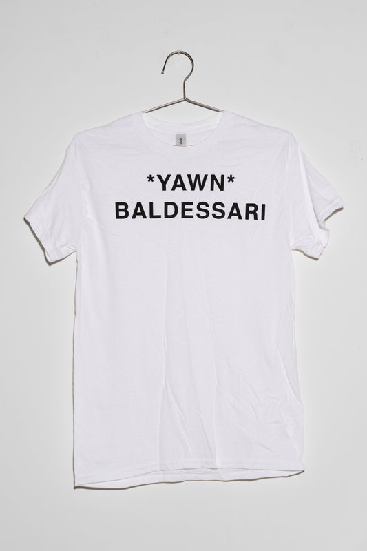 Yawn Baldessari t-shirt